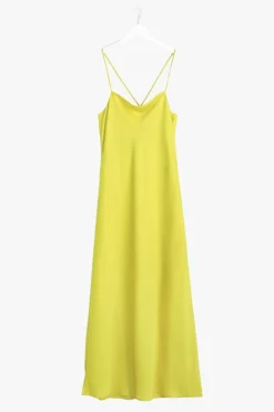 Among the Brave Sovereign Citron Strappy Maxi Dress