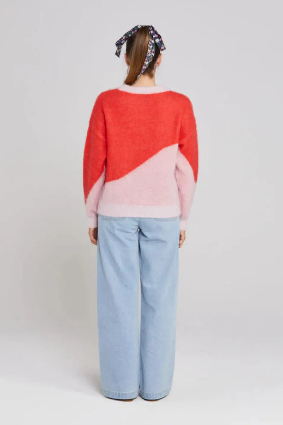 Thing Thing Split Pinky Tomato Wool Jumper