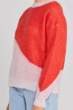 Thing Thing Split Pinky Tomato Wool Jumper