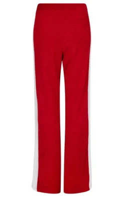 Araminta James Sportif Cherry Ivory Stripe Track Pant