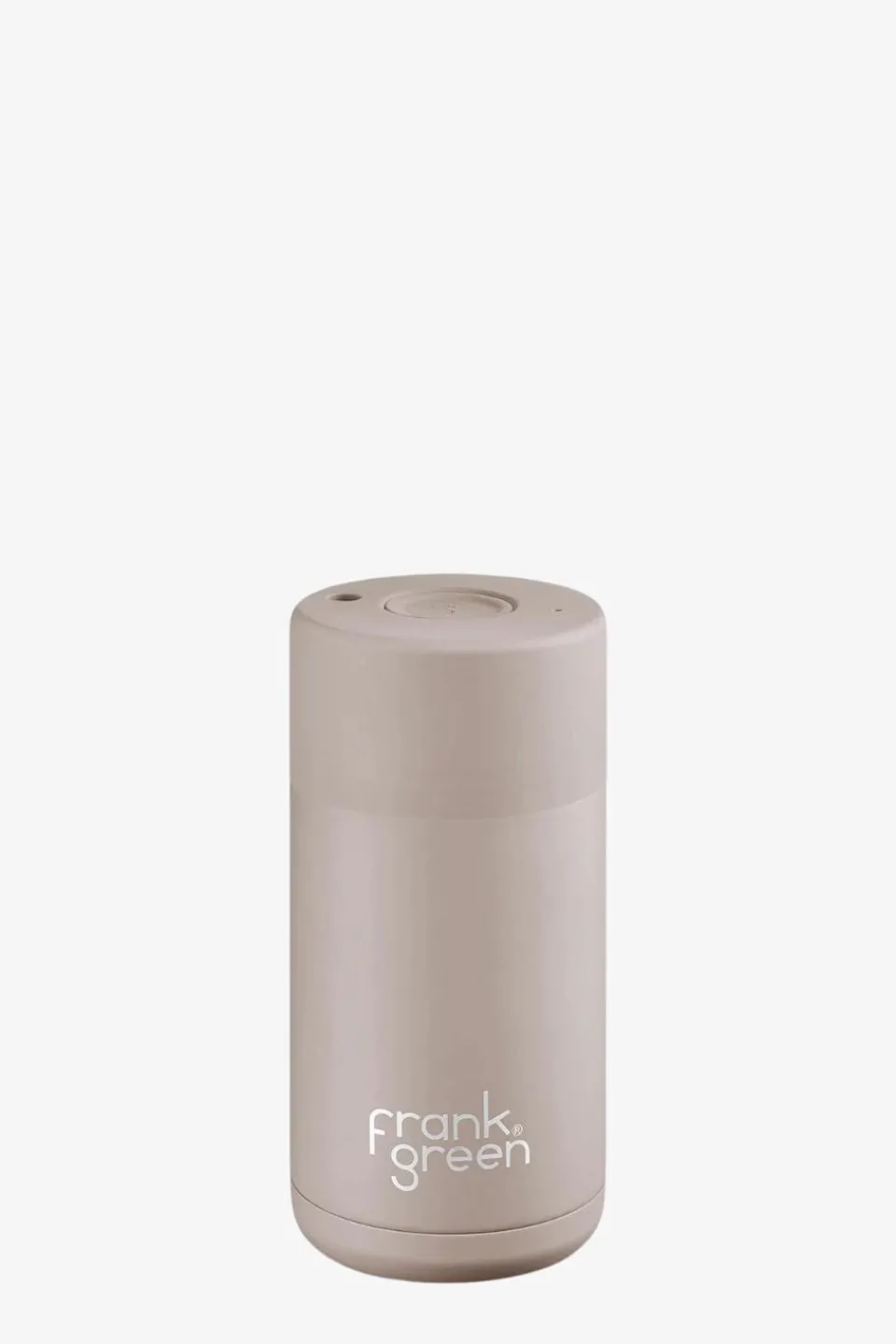 Frank Green Stainless Steel with Push Button Lid Moon Dust 12oz Ceramic Cup