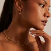 Humble + Heart Stardust Pendant Gold Huggie Earrings