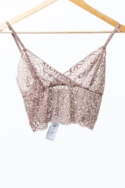 Queen Of The Foxes Strappy Rose Lace Bralette