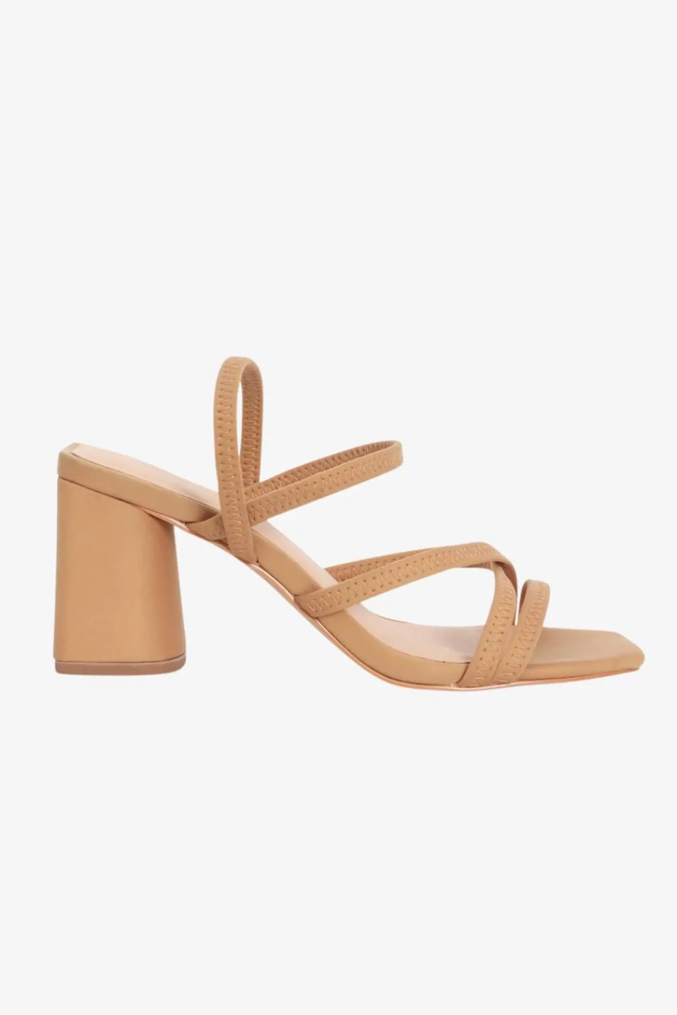 Nude Suki Strappy Mid Heel