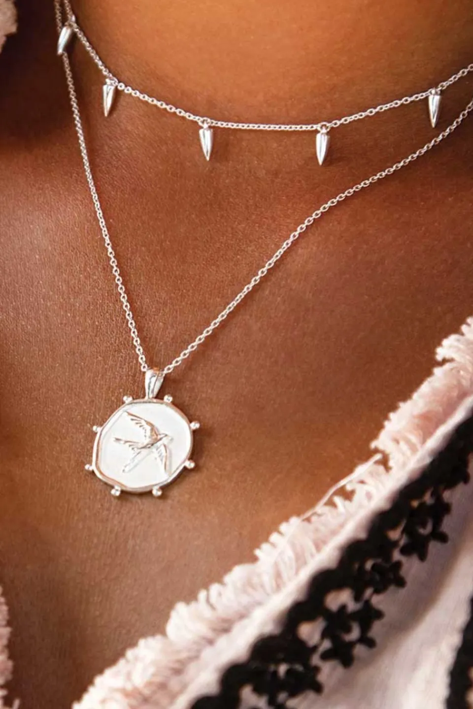 Murkani Swallow Sterling Silver EOL Necklace