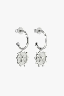 Murkani Swallow Sterling Silver Hoops EOL Earrings