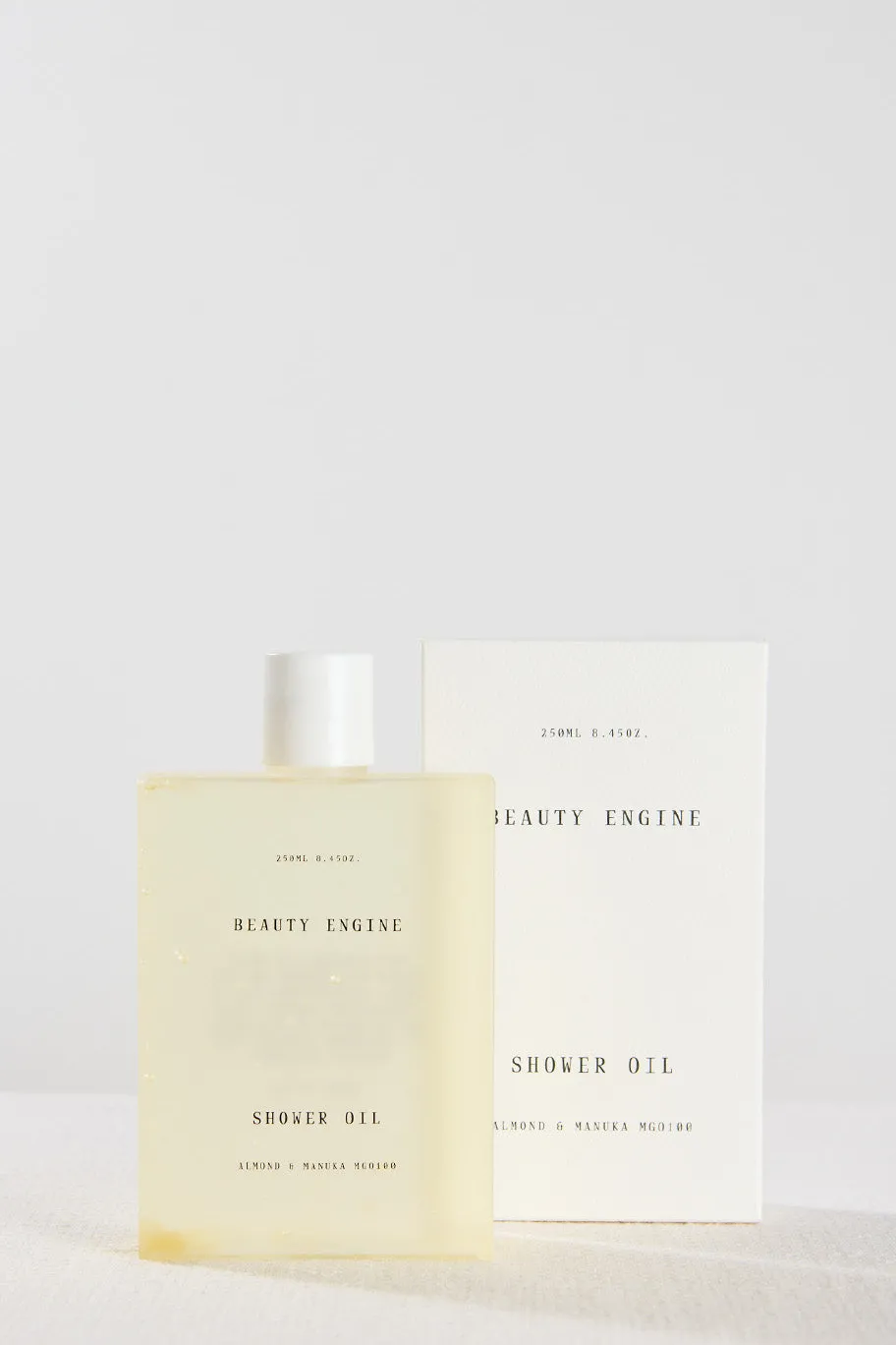 Beauty Engine Sweet Almond + Manukau Honey EOL Yellow 100ml Shower Oil