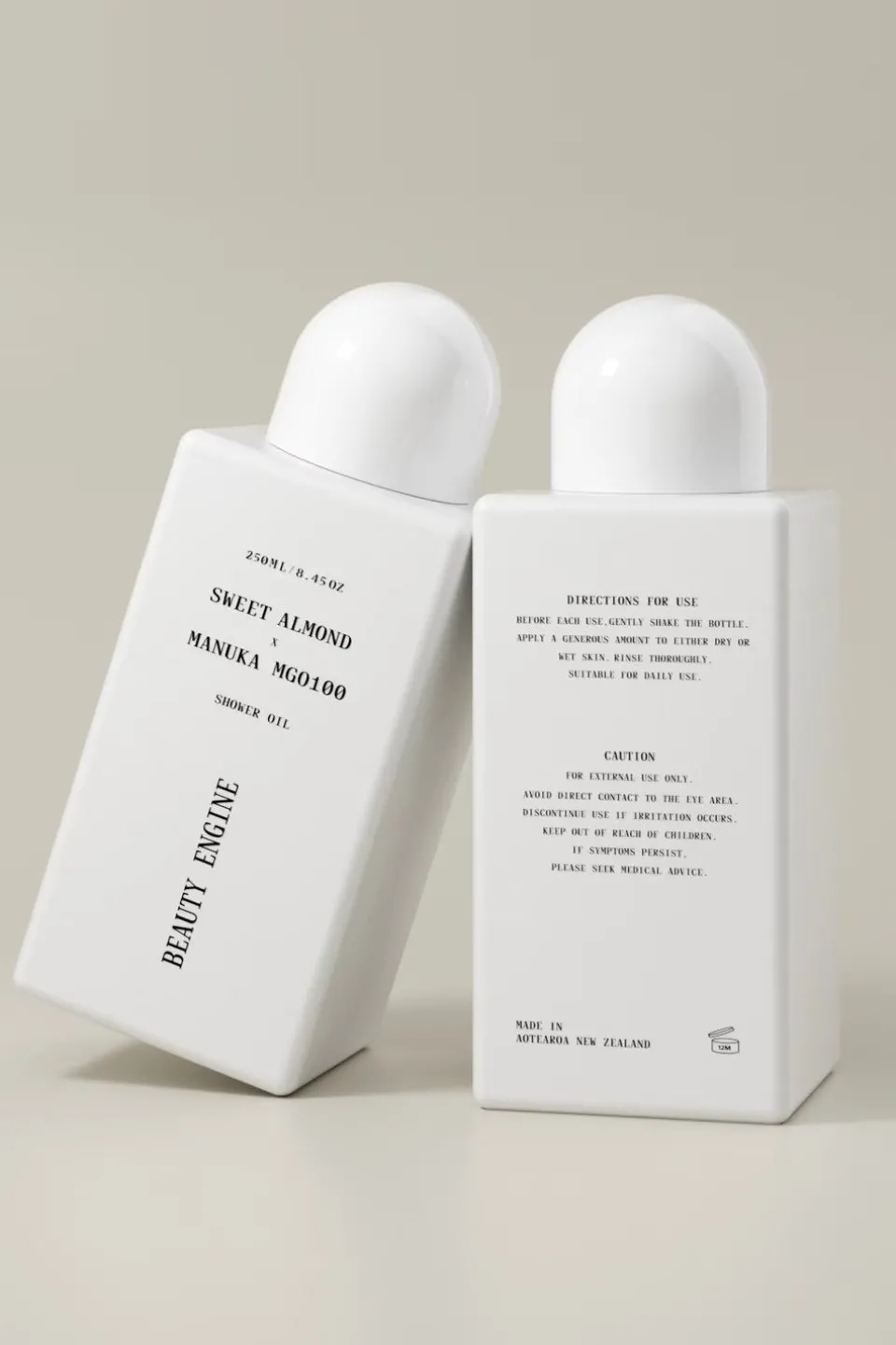Beauty Engine Sweet Almond + Manukau Honey White 100ml Shower Oil
