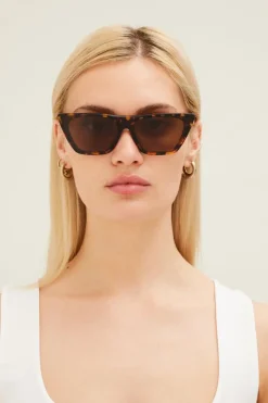 Sito Sweet Harmony Maple Torte Brown Lens Cat Eye Sunglasses