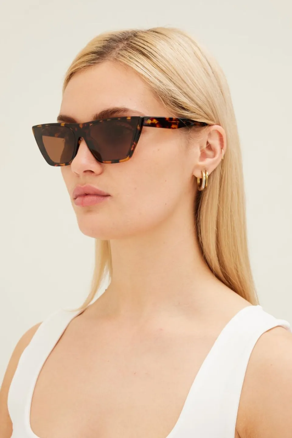 Sito Sweet Harmony Maple Torte Brown Lens Cat Eye Sunglasses