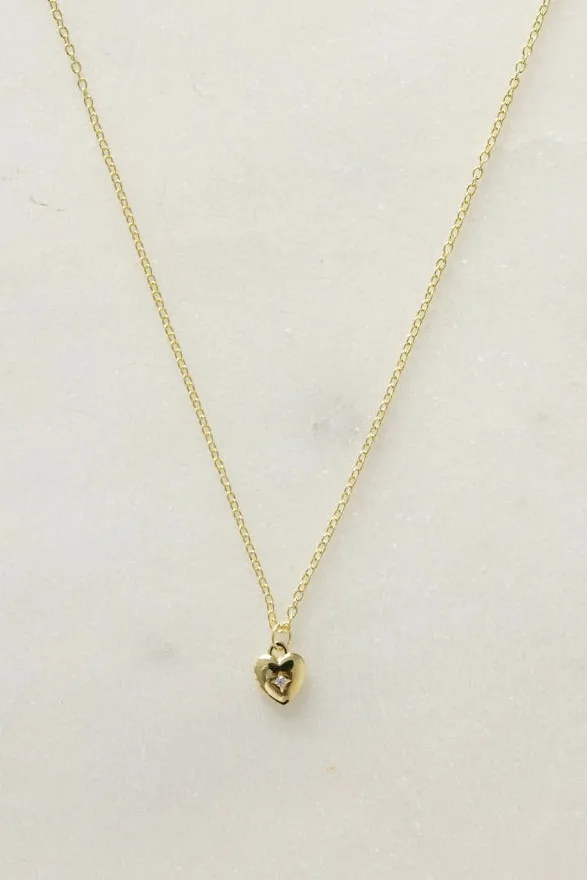 Sophie Sweetheart Necklace Gold