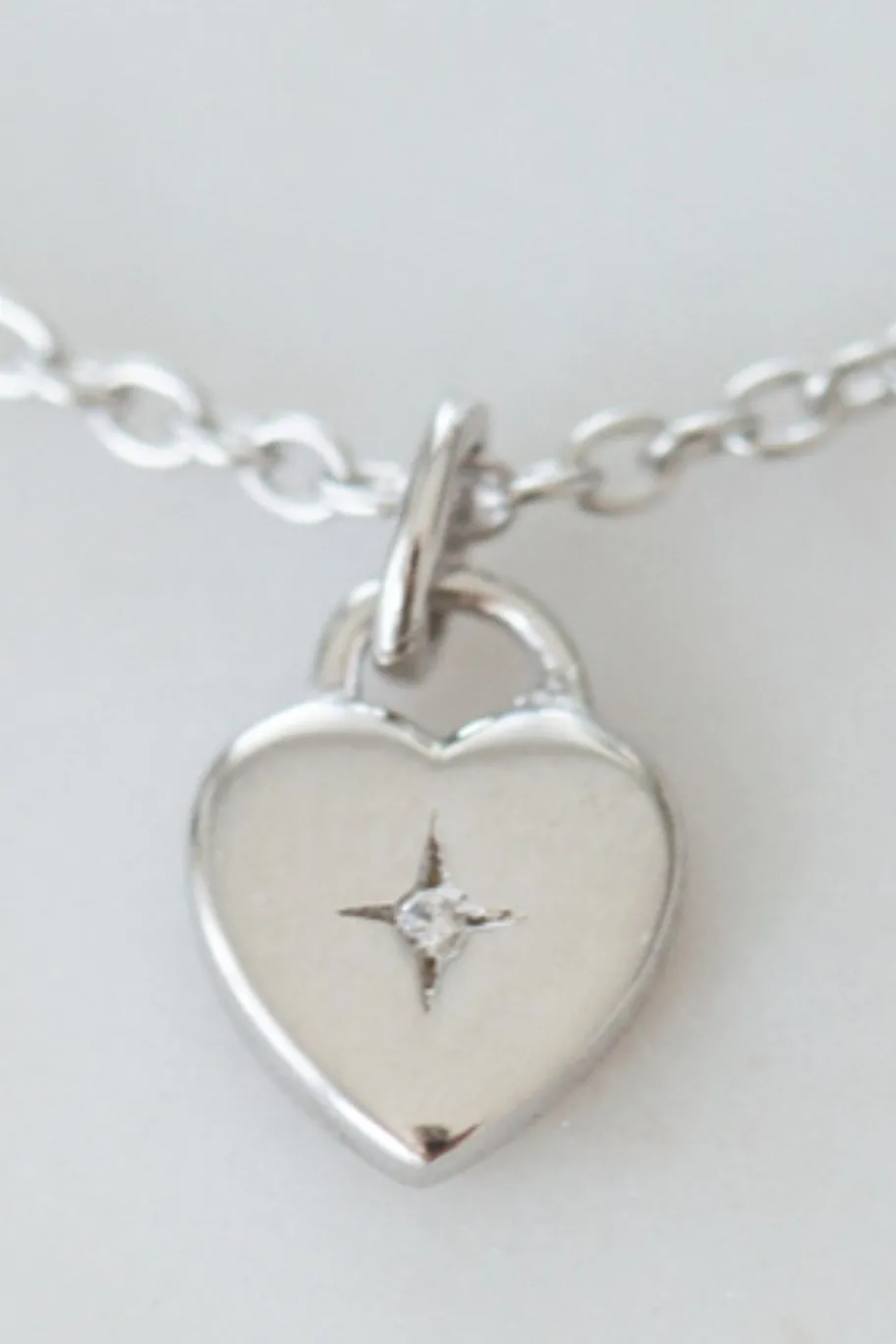 Sophie Sweetheart Silver Necklace