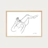 Wild u0026 Salty Take A Buttercup Moment Lying Lady A2 Print Pine Frame