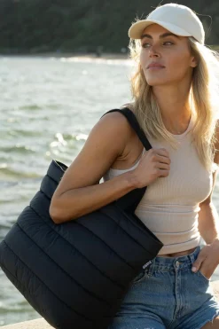 Base Take It Black Cloud Tote Bag