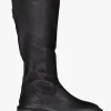 Minx Taylor Hi Zip Up Black Leather Boot