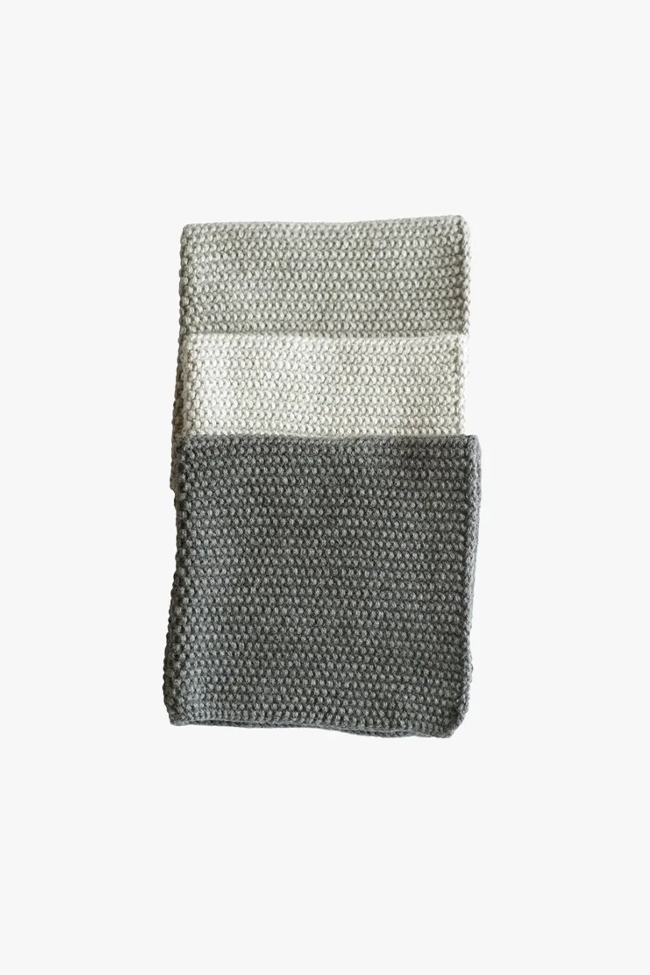 Bianca Lorenne Textured Lavette Grey Wash Cloths Set of 3