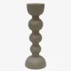 Le Forge Textured White Stacked Ball 23cm Candle Stick