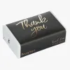 Huxter Thank You Grey Rose Gold Foil Basil Lime Mandarin Soap