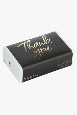 Huxter Thank You Grey Rose Gold Foil Basil Lime Mandarin Soap