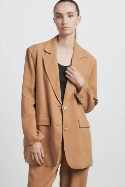 Bare The Cinnamon Oversized Blazer