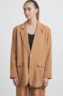 Bare The Cinnamon Oversized Blazer