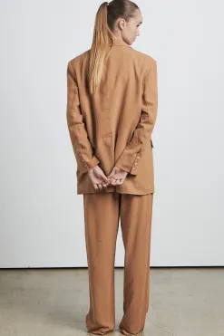 Bare The Cinnamon Oversized Blazer