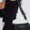 Nakedvice The Hunter Silver Hardware Black Nylon Bag