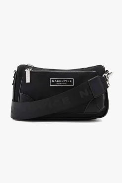 Nakedvice The Hunter Silver Hardware Black Nylon Bag