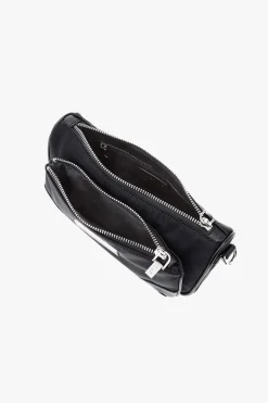 Nakedvice The Hunter Silver Hardware Black Nylon Bag