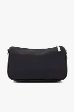Nakedvice The Hunter Silver Hardware Black Nylon Bag