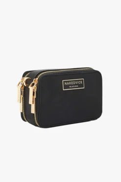 Nakedvice The Lexie Gold Hardware Black Nylon Bag