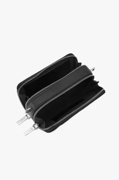 Nakedvice The Lexie Silver Hardware Black Nylon Bag