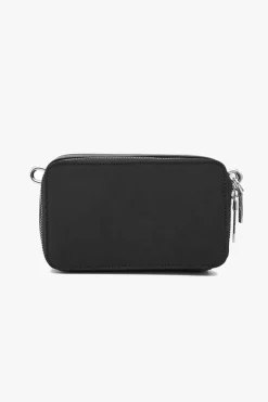 Nakedvice The Lexie Silver Hardware Black Nylon Bag