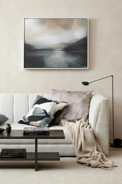 Baya Theo Trout Velvet Feather Inner 60x60cm Cushion