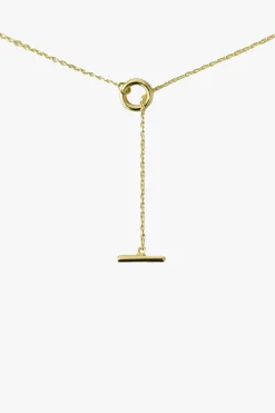 Sophie Thread Bar Necklace Gold EOL
