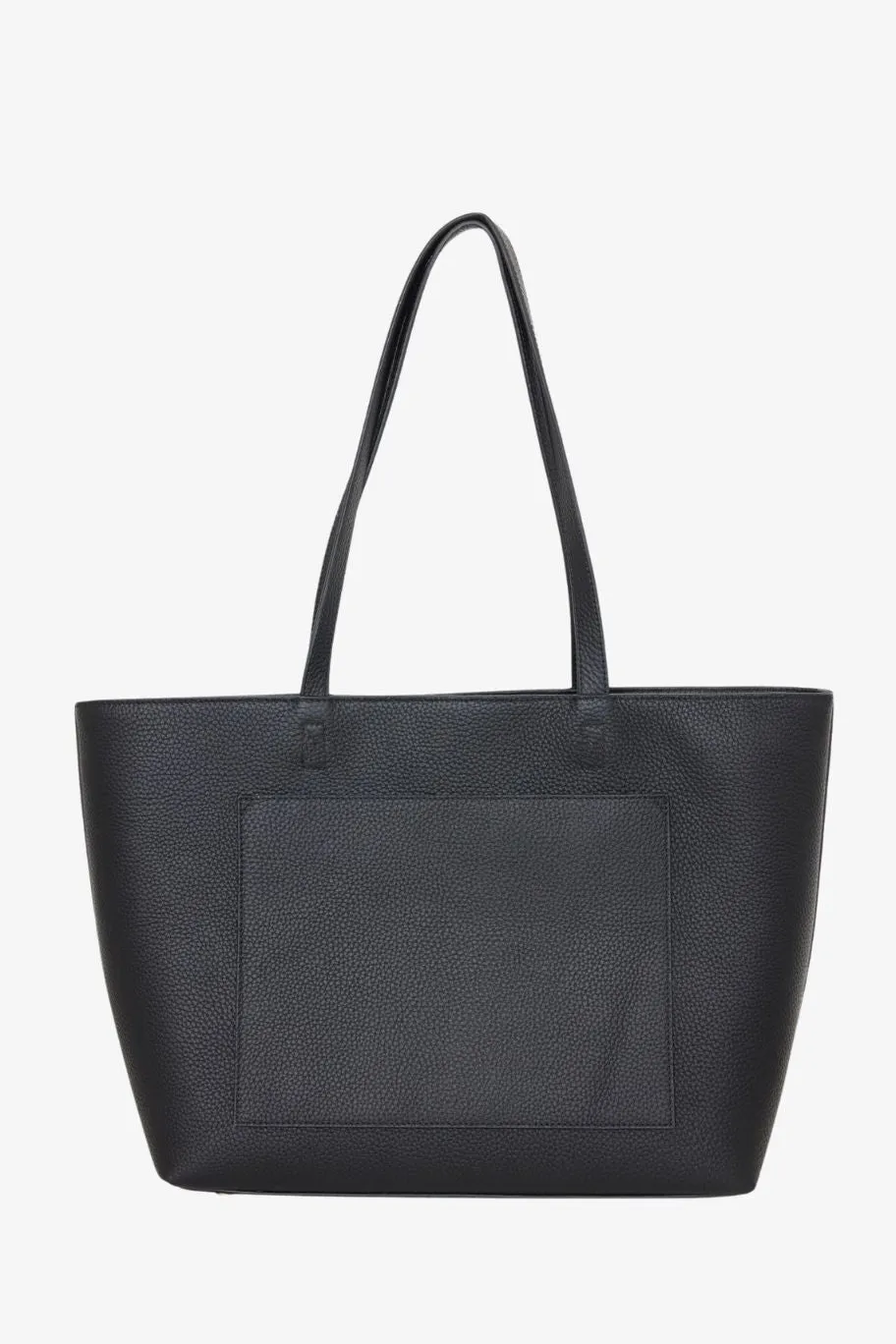 Saben Tilbury Black + Midnight Blue Leather Shoulder Bag