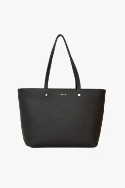 Saben Tilbury Leather Shoulder Bag Black + Prussian
