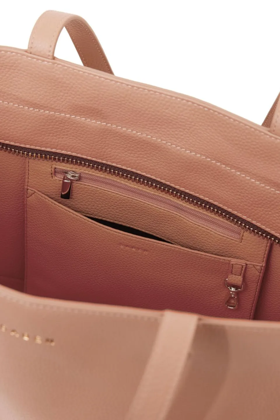 Saben Tilbury Taupe Leather Shoulder Bag