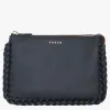 Saben Tilly's Big Sis Black Plait Edge Crossbody Bag