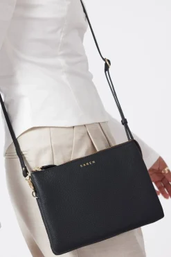 Saben Tillys Big Sis Crossbody Black Large Clutch