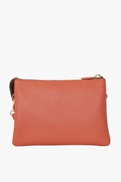 Saben Tilly's Big Sis Crossbody Terracotta Leather Large Clutch