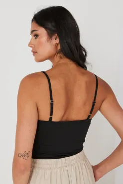 Georgia Mae Tribute Black Knit Bralette