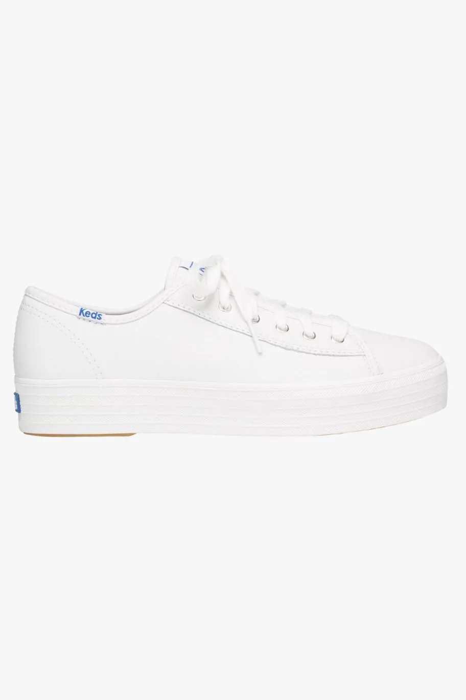 Keds Triple Kick White Leather Mid Sneaker