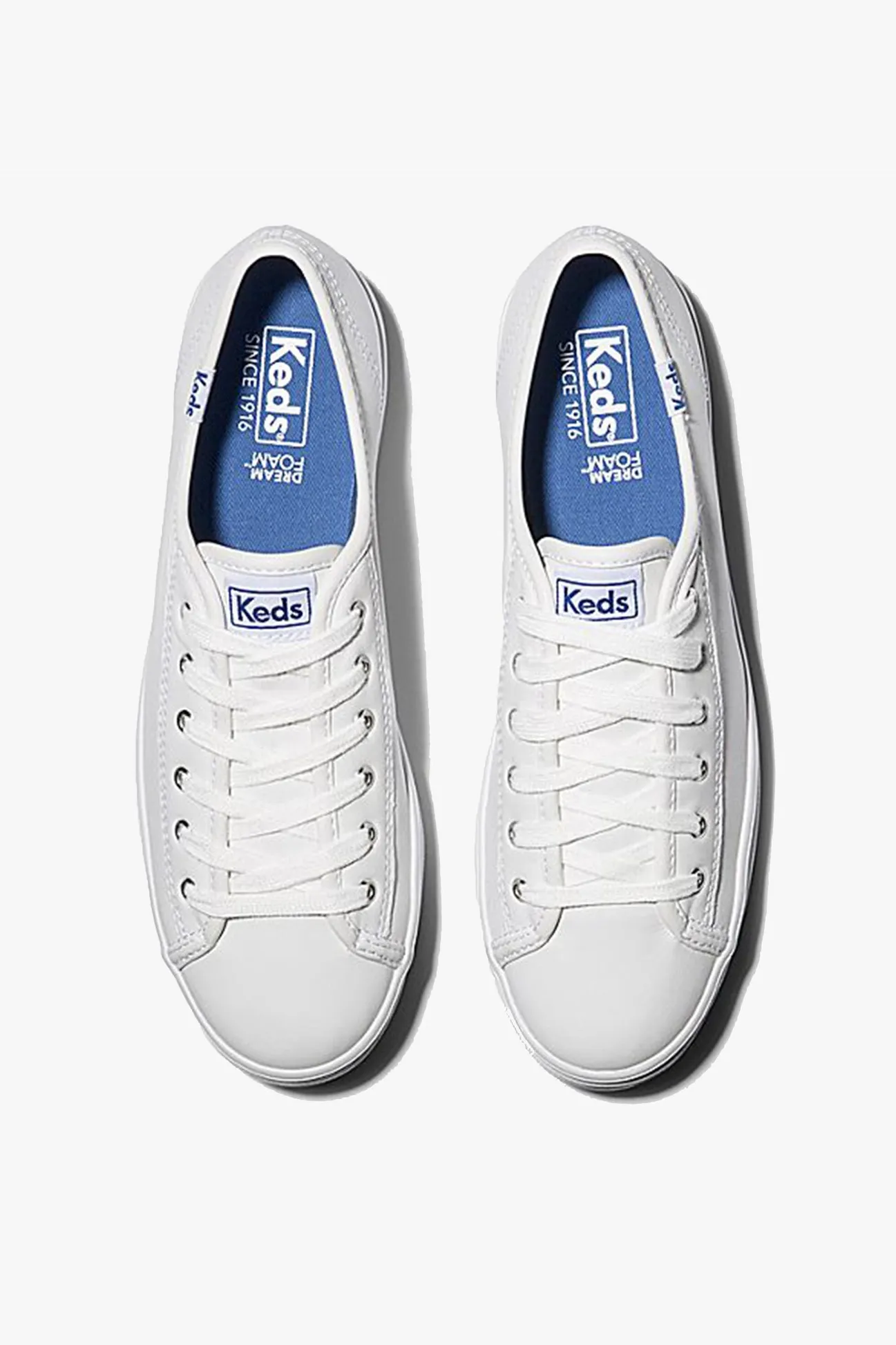 Keds Triple Kick White Leather Mid Sneaker