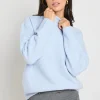 Stories be Told True Ice Blue Crewneck Knit Jumper