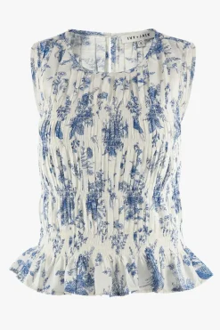 Ivy + Jack Tuscany Porcelain Print Sleeveless Shell Top