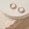 Georgia Mae Twirl Hoop EOL Silver Earrings