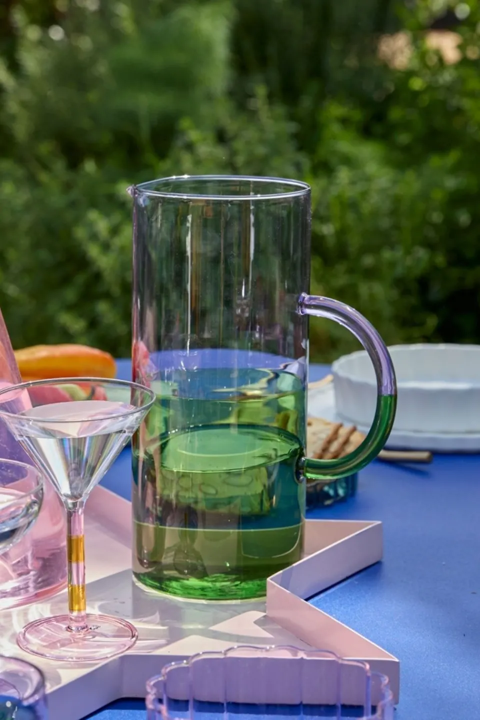 Fazeek Two Tone Lilac Green 25cm Pitcher