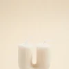 Flo's Home U Shape Handmade Soy Ivory Candle