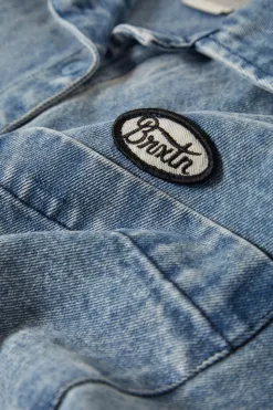 Brixton Utopia Light Blue Denim Overshirt